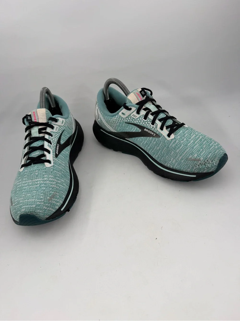Brooks Women’s Ghost 14 - SZ 9- Green Black Athletic Running Shoes